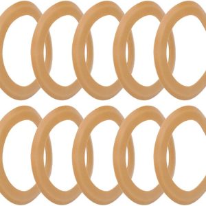 10PCs Gummikolbenring, Luftkompressor-Kompressionskolbenring, Dichtungen Gummi-O-Ring-Kit, isoliertes Pumpenzubehör für ölfreien 550-W-Silent-Luftkompressor 13