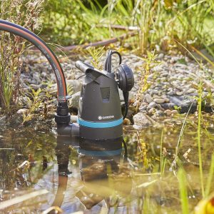 Gardena Schmutzwasser-Tauchpumpe 10.500 Basic: Elektrische Tauchpumpe mit Fördermenge 10.500 l/hEinstellbarer Schwimmerschalter mit Dauerlauffunktion (9008-47), Schwarz 15