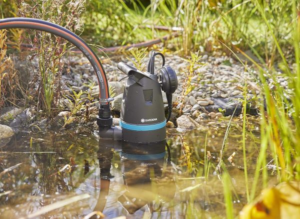 Gardena Schmutzwasser-Tauchpumpe 10.500 Basic: Elektrische Tauchpumpe mit Fördermenge 10.500 l/hEinstellbarer Schwimmerschalter mit Dauerlauffunktion (9008-47), Schwarz 5