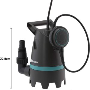 Gardena Schmutzwasser-Tauchpumpe 10.500 Basic: Elektrische Tauchpumpe mit Fördermenge 10.500 l/hEinstellbarer Schwimmerschalter mit Dauerlauffunktion (9008-47), Schwarz 21