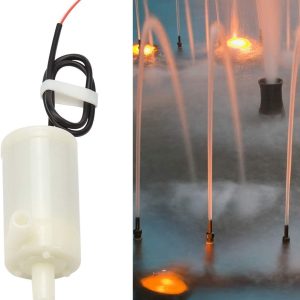 Fockety Wasserpumpe, DC 3V / 5V / 6V Geräuscharme Brunnenpumpe, energiesparend Wasserdicht für Aquariengebrauch Aquariumgebrauch Brunnenbrunnen 14