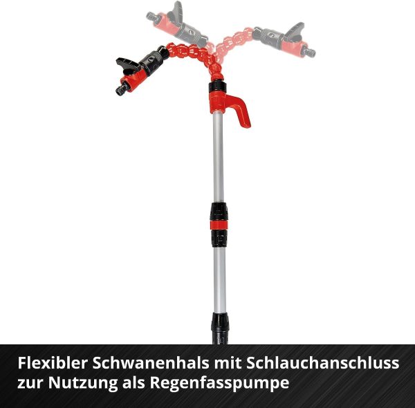 Einhell Akku-Tauchdruck/Regenfasspumpe GE-PP 18 RB Li-Solo Power X-Change (18 V, Förderdruck max. 2 bar, max. 3.000 L/h, flexible Batteriebox, ohne Akku) 8