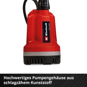 Einhell Akku-Tauchdruck/Regenfasspumpe GE-PP 18 RB Li-Solo Power X-Change (18 V, Förderdruck max. 2 bar, max. 3.000 L/h, flexible Batteriebox, ohne Akku) 27