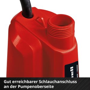 Einhell Akku-Tauchdruck/Regenfasspumpe GE-PP 18 RB Li-Solo Power X-Change (18 V, Förderdruck max. 2 bar, max. 3.000 L/h, flexible Batteriebox, ohne Akku) 31