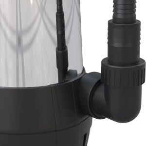 Güde 94679 Schmutzwassertauchpumpe GS 750.1 INOX (4-fach einstellbarer Sensorschalter, Edelstahlmantel, Fördervolumen 15000 l/h), Schwarz, Edelstahl, Blau 11