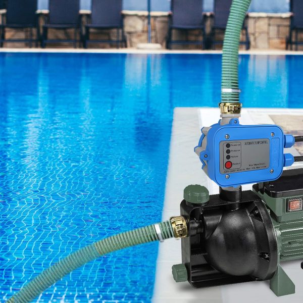 HENGMEI Druckwächter Druckschalter Pumpenschalter Druckregler 220V 10 bar Elektronische Pumpensteuerung mit Kabel für Hauswasserwerk, Gartenbewässerung, Gartenpumpe (Modell 1) 7