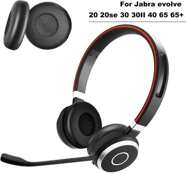 Evolve 65 ohrpolster Ersatz-Ohrpolster für Jabra Evolve 20 20se 30 30II 40 65 65+,Evolve 65 ohrpolster 4