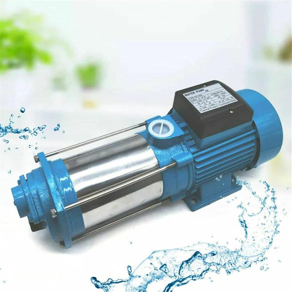 2200 W,100 m Kreiselpumpe Gartenpumpe Wasserpumpe Hauswasserwerk Pipeline-Boosting 5-stufige Kreiselpumpe Mit Edelstahllaufradgehäuse und Edelstahlachse 1