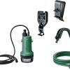 Bosch Akku-Tauchpumpe GardenPump 18V-2000 Erweiterungskit (mit Wand- und Tankbefestigung und 2,5 m langem Gartenschlauch, im Karton) 49