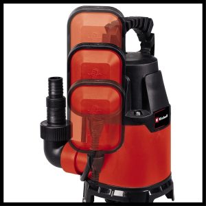 Einhell Schmutzwasserpumpe GC-DP 3325 (330 W, 9.500 L/h Förderleistung, max. 6 m Förderhöhe, Ø 25 mm Fremdkörper, thermischer Überlastschutz, inkl. Universalanschluss) 14