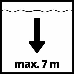 Einhell Schmutzwasserpumpe GC-DP 3325 (330 W, 9.500 L/h Förderleistung, max. 6 m Förderhöhe, Ø 25 mm Fremdkörper, thermischer Überlastschutz, inkl. Universalanschluss) 30