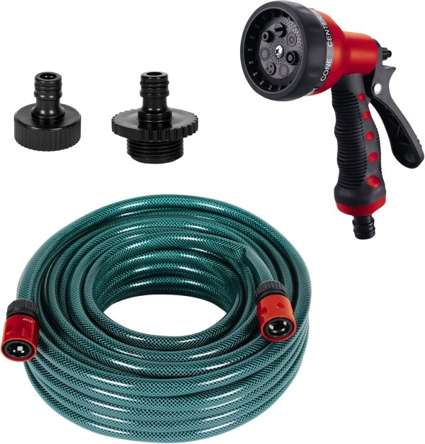 Original Einhell Zubehör-Set Druckseite (OFP) (Pumpen-Zubehör, druckseitiges Zubehör-Set, inkl. Gartenschlauch, 2x Adapter, Gartenbrause) 1