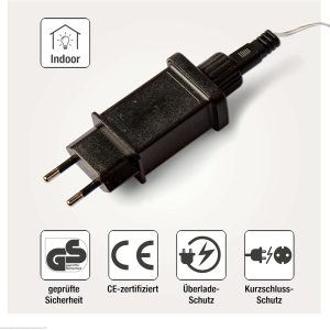 Hellum Batterie Adapter, 4.5V Netzteil Adapter Batterie-ersatz für AA x 3 Stück Batterien, AA x 3 Dummys Batterien Ersatz Netzteil mit 1,8m Zuleitung für batteriebetriebene Licht Dekoration 578997 12