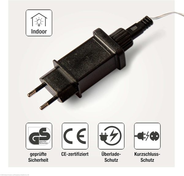 Hellum Batterie Adapter, 4.5V Netzteil Adapter Batterie-ersatz für AA x 3 Stück Batterien, AA x 3 Dummys Batterien Ersatz Netzteil mit 1,8m Zuleitung für batteriebetriebene Licht Dekoration 578997 4