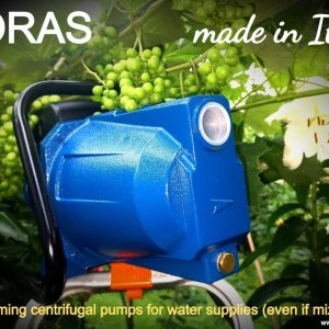 FORAS JA100N GARTEN Selbstansaugende elektrische Kreiselpumpe, made in Italy, Dauerbetrieb, 230V, 1.0 kW, max. 70 L/min, 51-20 m 11