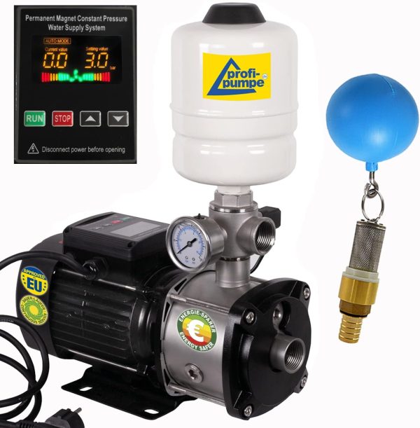 ZISTERNENPUMPE REGENWASSERPUMPE 7000 L/H LIMITIERTES SONDER-ANGEBOT ZISTERNEN-DRUCKPUMPE f. REGENWASSER "INVERT-TECH-4.2" GARTENPUMPE FÜR ZISTERNE REGENTANK REGENWASSERTANK 1