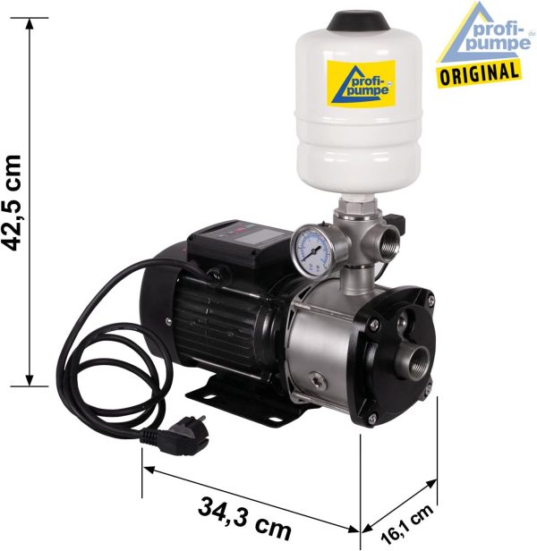 ZISTERNENPUMPE REGENWASSERPUMPE 7000 L/H LIMITIERTES SONDER-ANGEBOT ZISTERNEN-DRUCKPUMPE f. REGENWASSER "INVERT-TECH-4.2" GARTENPUMPE FÜR ZISTERNE REGENTANK REGENWASSERTANK 4