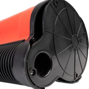 Grafner Drainage Tauchpumpe 750 Watt bis 13000 l/h Förderleistung, mit Schwimmschalter, flachabsaugend bis 25 mm, Ø16mm Fremdkörper, Drainage Schmutzwasserpumpe Schacht Druckpumpe Rot 16