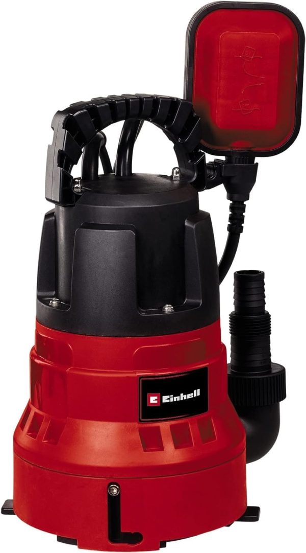 Einhell Schmutzwasserpumpe GC-DP 7035 LL (700 W, flachabsaugend bis 1 mm, Fördermenge 16.000 L/h, 0,8 bar, Eintauchtiefe 7 m, verstellbar für Schmutz- & Klarwasser) 1