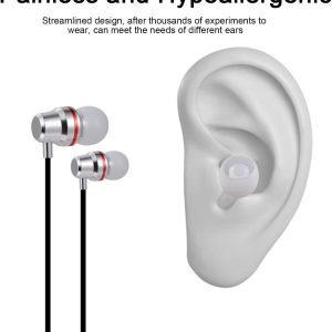 Jaimela Ersatz Ohrstöpsel[48 Stück], Silikon Ear Buds Set, Ersatzpolster Ohrpolster Kopfhörer Aufsätze In-Ear, 11mm 12mm 13mm 3 Größen, Kompatibel mit den meisten in-Ear Kopfhörer 9