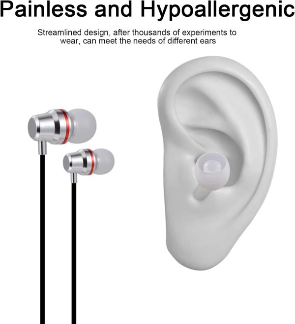 Jaimela Ersatz Ohrstöpsel[48 Stück], Silikon Ear Buds Set, Ersatzpolster Ohrpolster Kopfhörer Aufsätze In-Ear, 11mm 12mm 13mm 3 Größen, Kompatibel mit den meisten in-Ear Kopfhörer 3