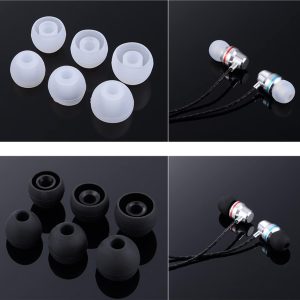 Jaimela Ersatz Ohrstöpsel[48 Stück], Silikon Ear Buds Set, Ersatzpolster Ohrpolster Kopfhörer Aufsätze In-Ear, 11mm 12mm 13mm 3 Größen, Kompatibel mit den meisten in-Ear Kopfhörer 15