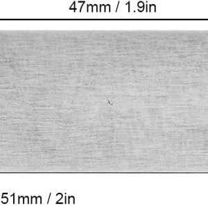 10 Stück Luftkompressor-Ventilplatte, Luftkompressor-Einlassventil, Gusseisen, Rechteckig, Pumpenzubehör für 51-mm-Zylinder 20