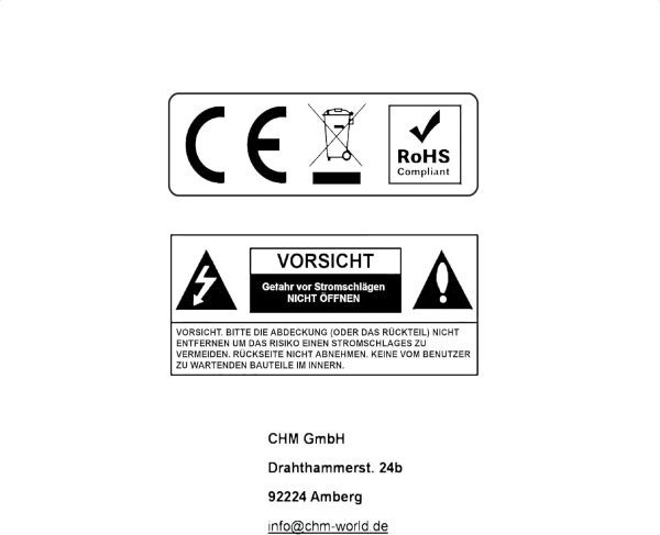 CHM GmbH® Kreiselpumpe Edelstahl 1,1 KW 5400 L/h 6,5 Bar Druck Gartenpumpe mit Edelstahlschaufelräder 6