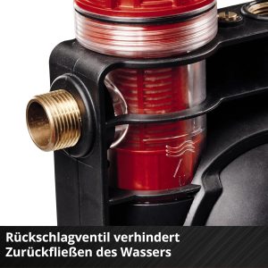 Einhell automatische Akku-Gartenpumpe AQUINNA 36/38 F LED AUTOMATIC Power X-Change (36 V, max. 3800 L/h, max. 37 m Förderhöhe, Automatikfunktion, ECO/Boost, Vorfilter, ohne Akku) 26