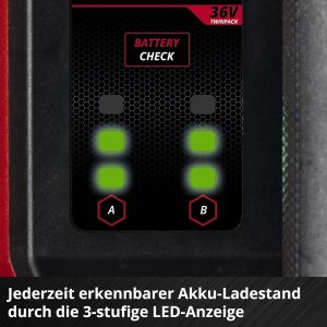 Einhell Akku-Gartenpumpe AQUINNA 36/38 F LED Power X-Change (36 V, max. 3800 L/h Fördermenge, max. 37 m Förderhöhe, ECO / Boost, Vorfilter, Überlast- & Frostschutz, ohne Akku) 23