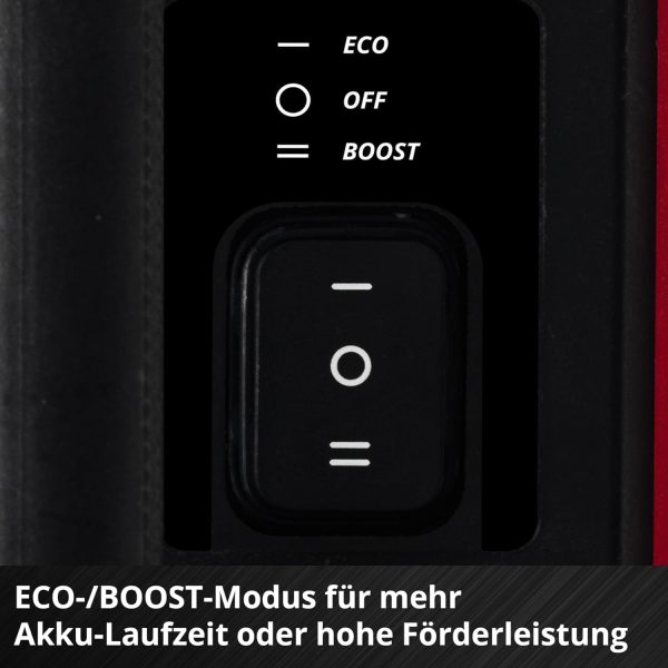 Einhell Akku-Gartenpumpe AQUINNA 36/38 F LED Power X-Change (36 V, max. 3800 L/h Fördermenge, max. 37 m Förderhöhe, ECO / Boost, Vorfilter, Überlast- & Frostschutz, ohne Akku) 8