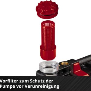 Einhell Akku-Gartenpumpe AQUINNA 36/38 F LED Power X-Change (36 V, max. 3800 L/h Fördermenge, max. 37 m Förderhöhe, ECO / Boost, Vorfilter, Überlast- & Frostschutz, ohne Akku) 27