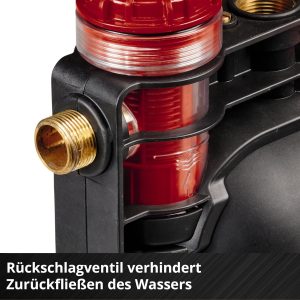 Einhell Akku-Gartenpumpe AQUINNA 36/38 F LED Power X-Change (36 V, max. 3800 L/h Fördermenge, max. 37 m Förderhöhe, ECO / Boost, Vorfilter, Überlast- & Frostschutz, ohne Akku) 29