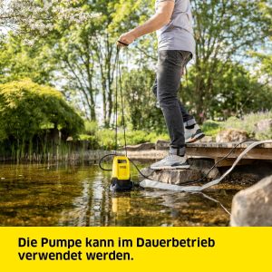 Kärcher SP 16.000 Dual flachsaugende Schmutzwasser-Tauchpumpe, Fördermenge: 16.000 l/h, Eintauchtiefe: max. 7 m, für Schmutzwasser mit Partikeln bis zu einer Größe von 20 mm, Restwasserhöhe: 1 mm 13