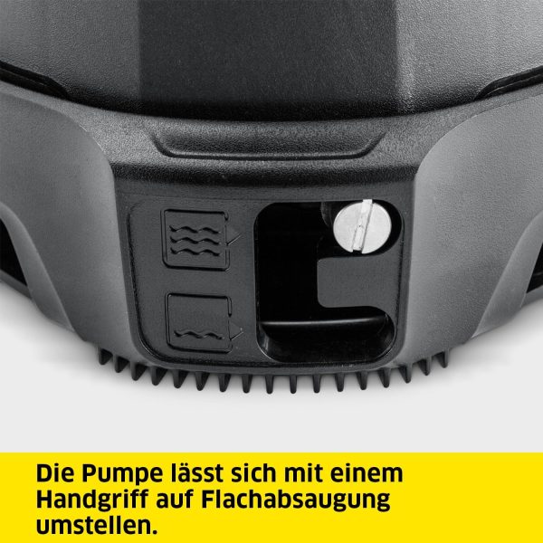 Kärcher SP 16.000 Dual flachsaugende Schmutzwasser-Tauchpumpe, Fördermenge: 16.000 l/h, Eintauchtiefe: max. 7 m, für Schmutzwasser mit Partikeln bis zu einer Größe von 20 mm, Restwasserhöhe: 1 mm 5