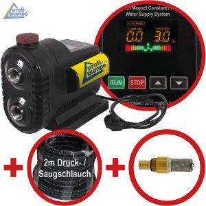 INVERTER HAUSWASSERWERK INVERT-Tech 650, Hauswasserautomat Permanent Magnet Vortex-Pumpe Hauswasserpumpe Wasserpumpe Gartenpumpe Kreiselpumpe mit Drucktank und Drucksensor (INVERT-TECH 3-650) 19