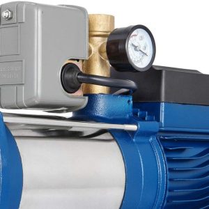 Hochleistungs Hauswasserwerk Kreiselpumpe 2200W aus Edelstahl - 4000 L/H, Trinkwassergeeignet, Max. 100m Förderhöhe 22