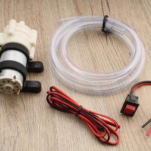 RUNCCI-YUN Aquarium wasserpumpe mini,6V-12V Micro Motorpumpe, Wasserkühlpumpe selbstansaugend 385 DC 12 V Mini Wasser Saugpumpe,Membranpumpe Geräuscharm,für Tee Maschine Aquarium Wasserspender 12