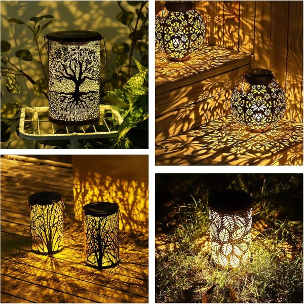 Solarleuchten Ersatz, Diealles Shine 2 Stück LED Warmweiß Licht Solardeckel für Gläser, Wasserdicht Solar Ersatzdeckel 8CM, Solarlampen Ersatzteile für Außen Garten Decor 2