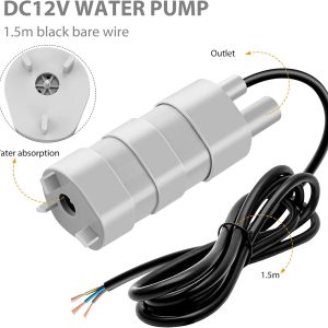 12v Tauchpumpe: Mikromotor Wasserpumpe 12v, 12v wohnmobil, Wohnwagen Tauchwasserpumpe, tauchpumpe 12v camping, Wasserpumpe Wohnwagen, Tauchwasserpumpe für Wohnmobil ond Teich, Aquarium, brunnen 12