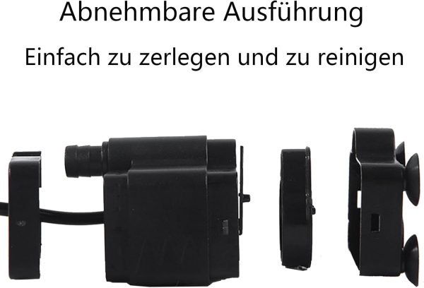 2 stück USB Mini Wasserpumpen(180L/H, 3W), Ultra Leise Aquarium pumpe mit hohem Hub, brunnenpumpe mit 1,5 m Netzkabel,für Aquarien, Teich, Brunnen, Statuen, Hydrokultur,Wasserpumpe Klein USB 6