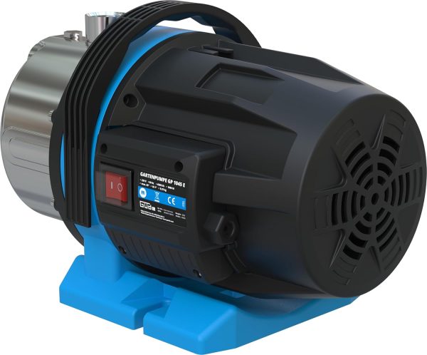 Güde Gartenpumpe GP 1045 E (1000 W, Fördervolumen: 4500 l/h, max. Förderhöhe: 45 m, max. Ansaughöhe: 8 m, Pumpengehäuse aus Edelstahl, Noryllaufrad, Thermoschutzschalter, ergonomischer Tragegriff) 3