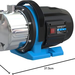 Güde Gartenpumpe GP 1045 E (1000 W, Fördervolumen: 4500 l/h, max. Förderhöhe: 45 m, max. Ansaughöhe: 8 m, Pumpengehäuse aus Edelstahl, Noryllaufrad, Thermoschutzschalter, ergonomischer Tragegriff) 18