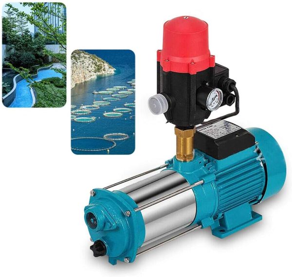 Kreiselpumpe HauswasserwerkGartenpumpe 1300W Centrifugal Pump Built-in motor thermal protection switch Maximaler Durchfluss 4000 Liter/Stunde 4