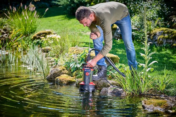 Einhell Schmutzwasserpumpe GE-DP 7935 N-A LL ECO 3-in-1 (790 W, Aquasensor, Ø 35 mm Fremdpartikelgröße, max. 19.500 L/h Fördermenge, inkl. Quick-Connector & Universaladapter) 2