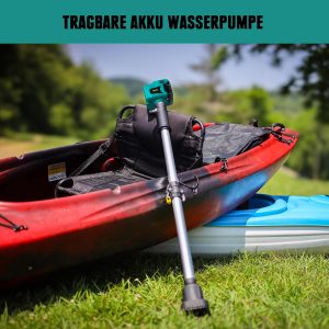 Mellif Akku Regenfasspumpe Wasserpumpe für Makita Akku 18V, max. Fördermenge 2725 L/h,Förderhöhe 8 m, Tauchdruckpumpe, bürstenlos Motor Automatisch Stop, mit Wasserrohr für Garten,Pool (ohne Akku) 14