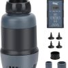 hygger Aquarium Wasserpumpe, 1500 L/H 20W Tauchwasserpumpe mit LCD Display Steuerung, Wasserspielpumpe mit 4 Wasserzirkulations Modi, Aquarium Brunnen Pumpe mit 2 Düsen für Aquarien 20