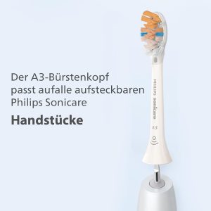 Philips Sonicare Original A3 Premium All-in-One-Ersatz-Bürstenkopf für die elektrische Zahnbürste – 4er-Pack Philips Sonicare Ersatz-Bürstenköpfe in Weiß (Modell HX9094/10) 13