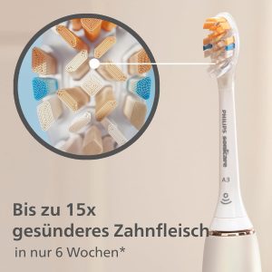 Philips Sonicare Original A3 Premium All-in-One-Ersatz-Bürstenkopf für die elektrische Zahnbürste – 4er-Pack Philips Sonicare Ersatz-Bürstenköpfe in Weiß (Modell HX9094/10) 15