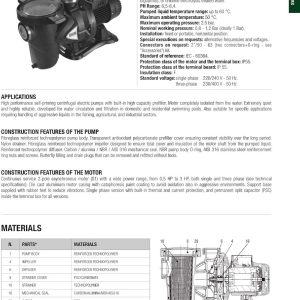 DAB EUROSWIM 50 M 0,75 HP IE2 Elektropumpe für Schwimmbäder, einphasig, selbstansaugend, leise, für Haushalt und Wohnungen, aggressive Flüssigkeiten, Fischzucht, Landwirtschaft und Industrie. 15